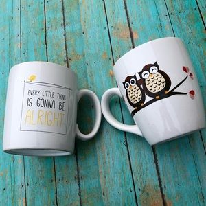 {set of 2} coffee mugs